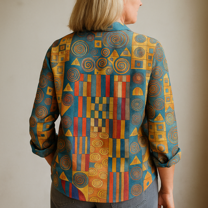 Jessie – Women’s Cotton-Linen Artistic Blouse