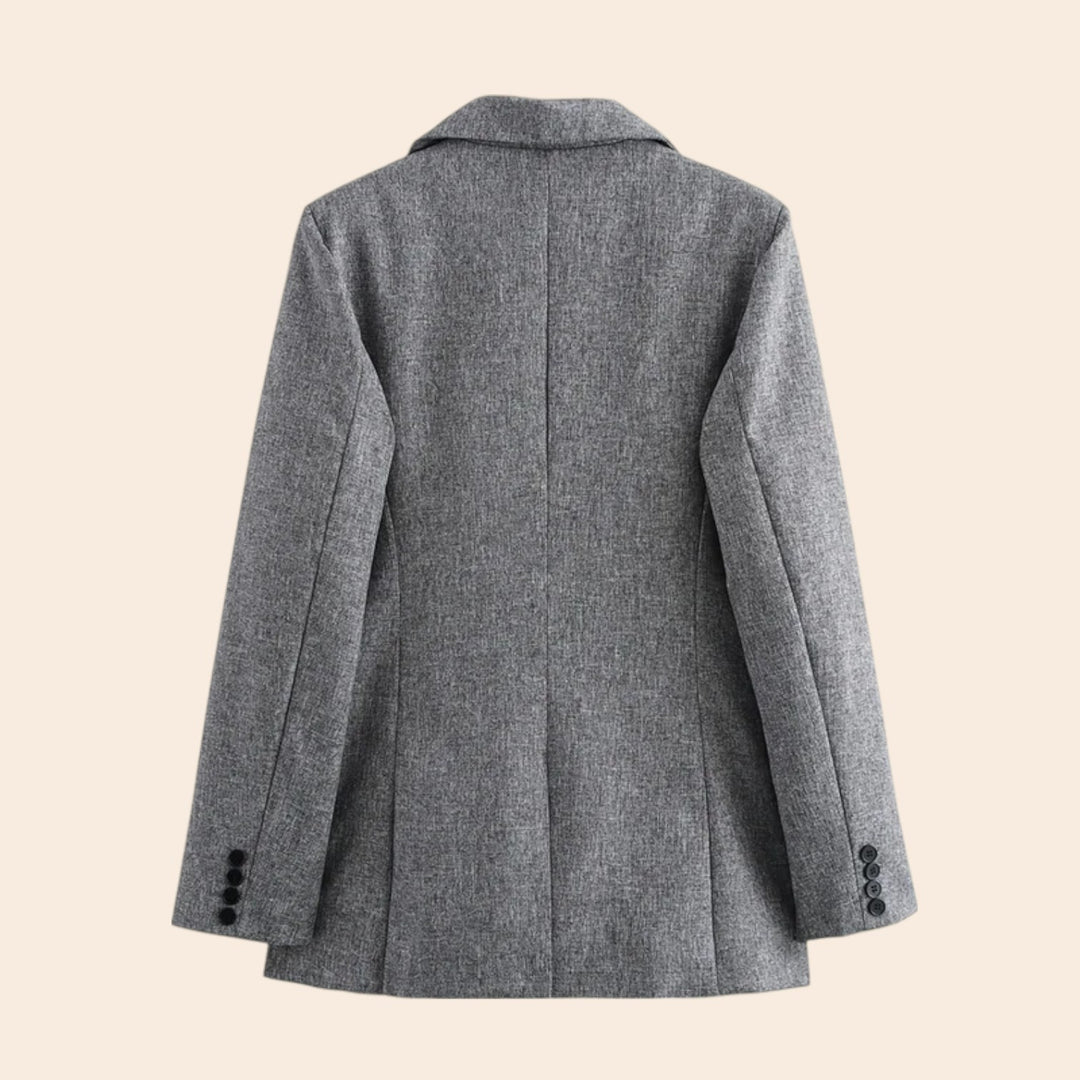 Colleen – Tailored Women’s Grey Blazer