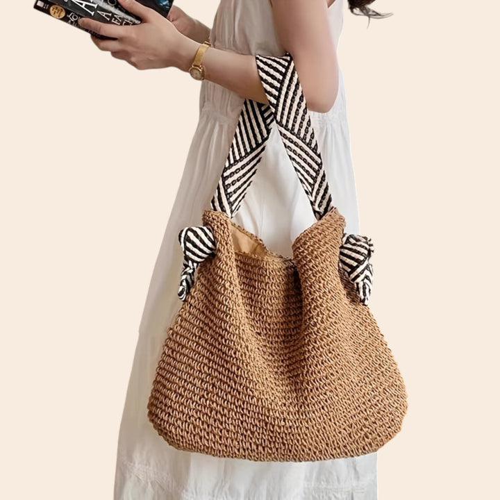 Catalina – Women's Boho Two-Tone Tote Bag