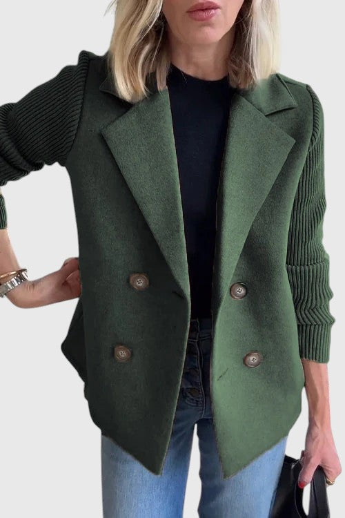 Stephie – Ribbed Knit Women’s Casual Blazer