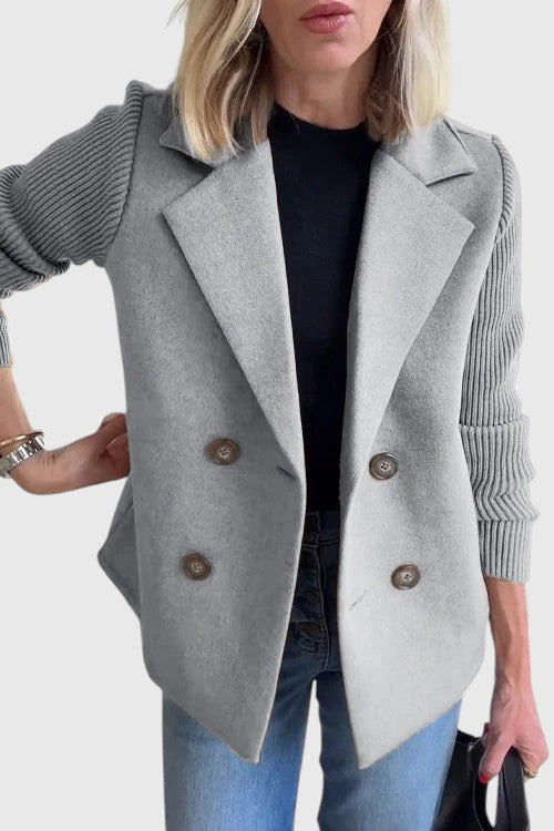 Stephie – Ribbed Knit Women’s Casual Blazer