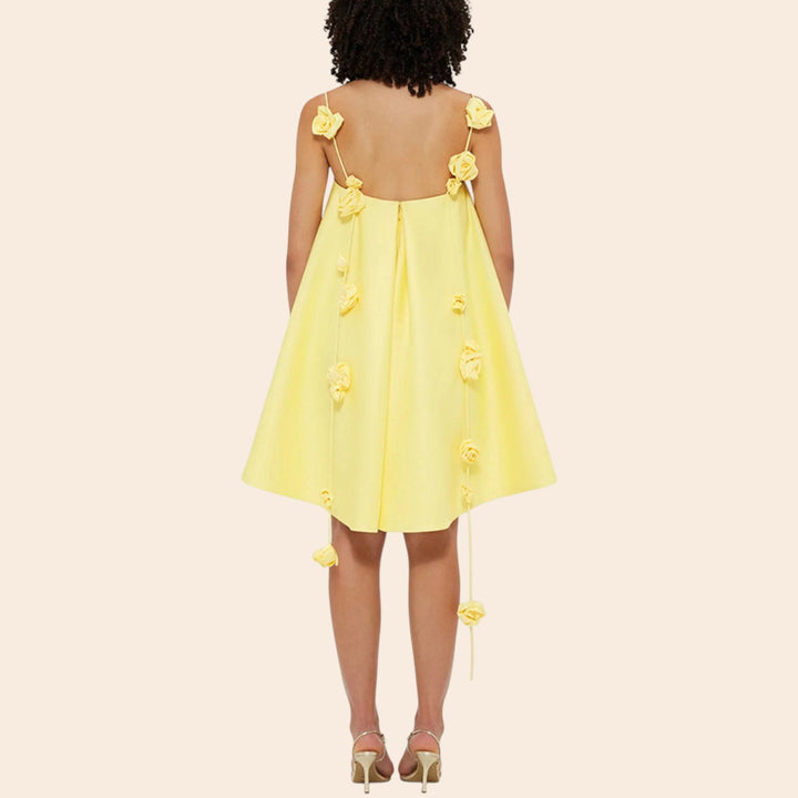 Sienna – Women’s Yellow Summer Dress