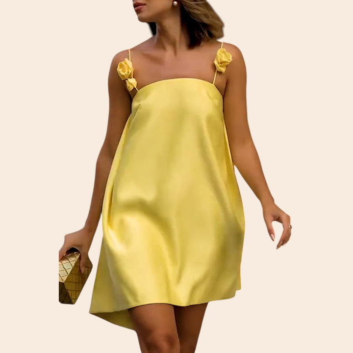 Sienna – Women’s Yellow Summer Dress