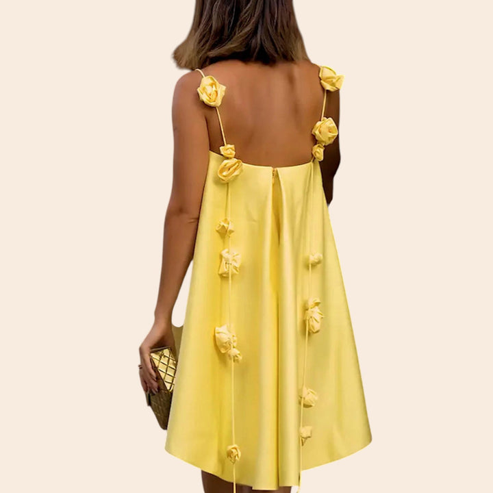 Sienna – Women’s Yellow Summer Dress