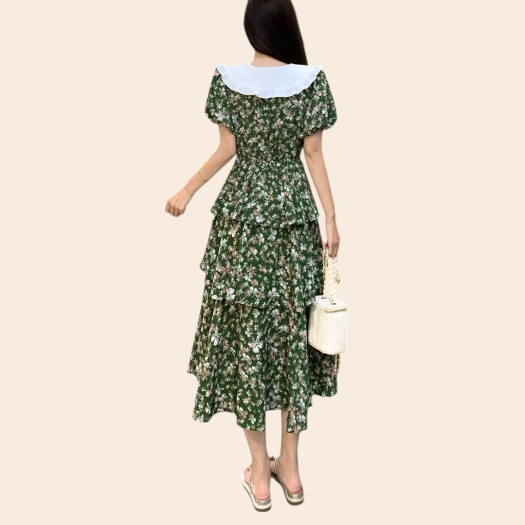 Madeleine – Romantic Fit Women’s Floral Collar Dress