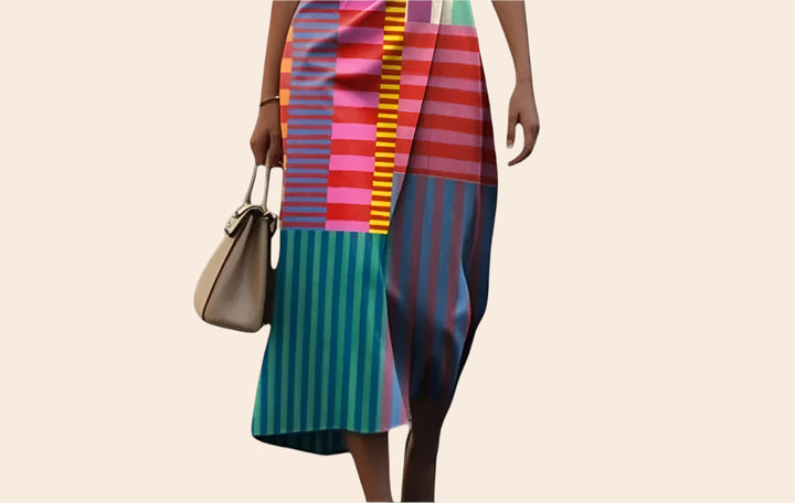 Celestina – Art-Inspired Women’s Geometric Dress