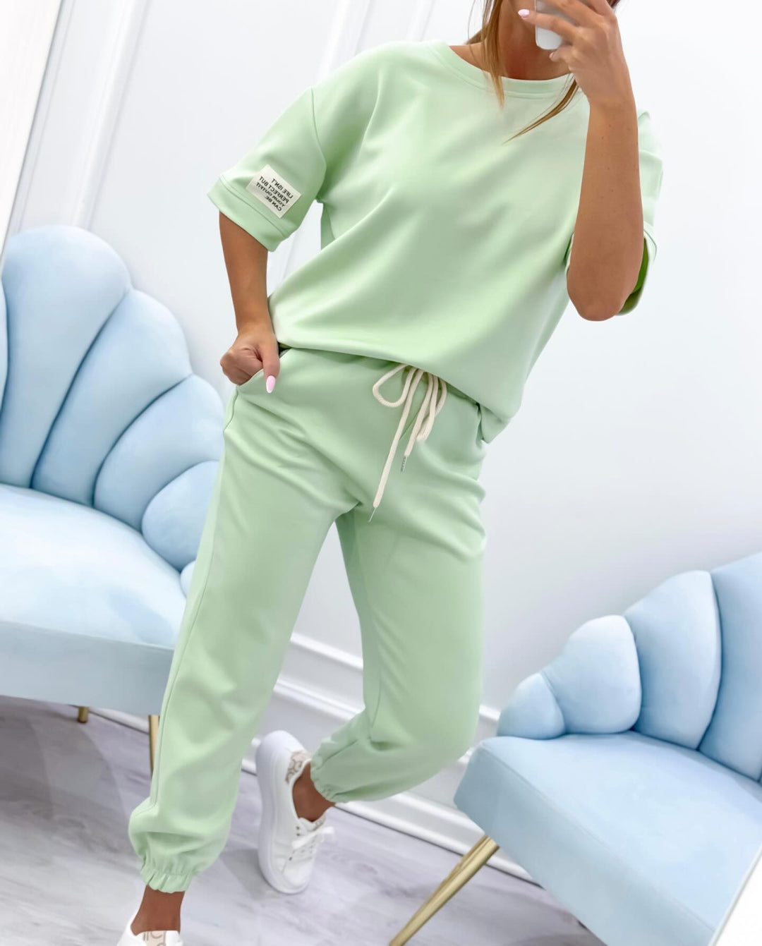Annastasia – Pastel Lounge Set for Women