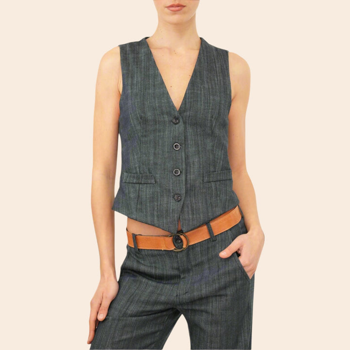 Milie – Classic Fit Women’s Denim Vest