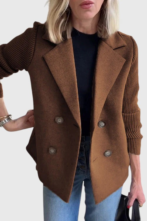 Stephie – Ribbed Knit Women’s Casual Blazer