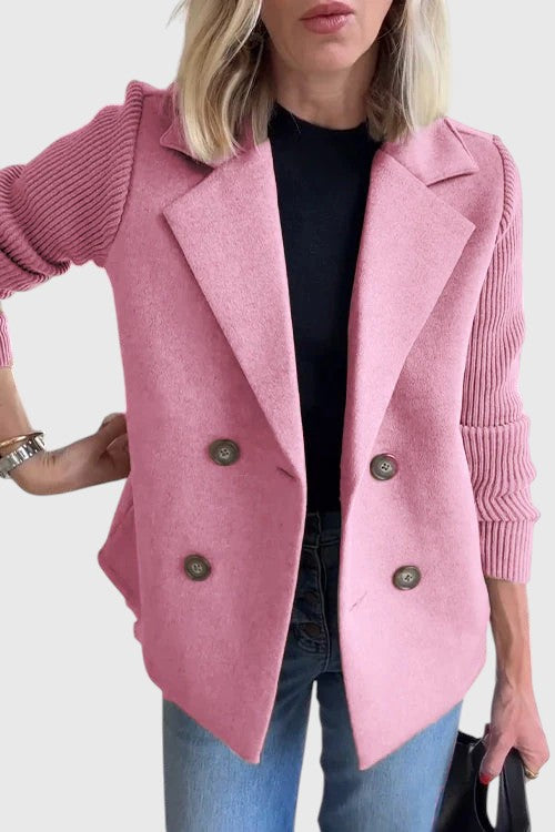 Stephie – Ribbed Knit Women’s Casual Blazer