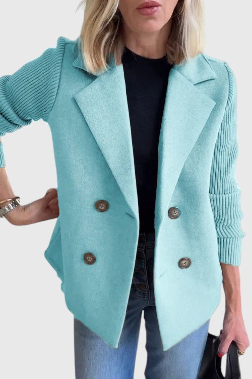 Stephie – Ribbed Knit Women’s Casual Blazer