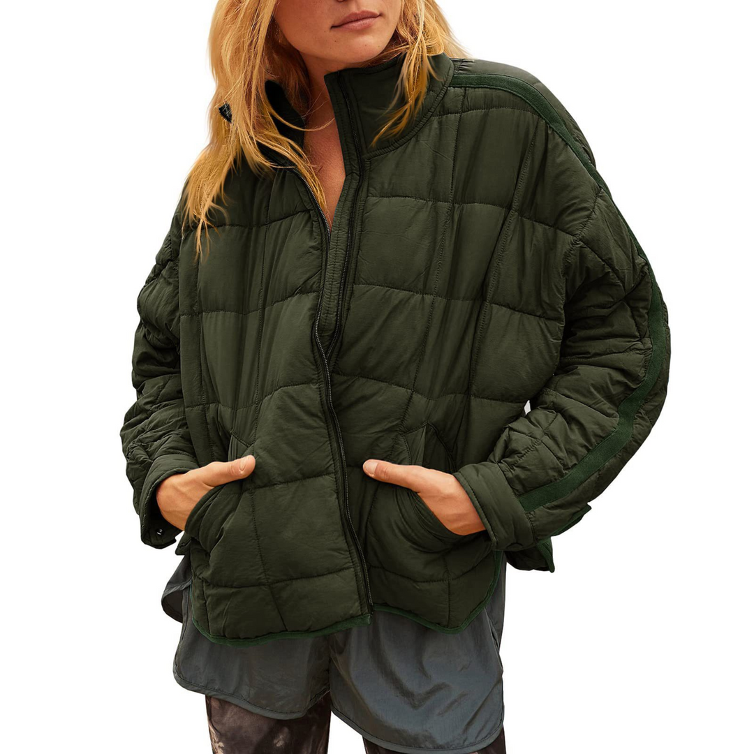 Larny – Women’s Lightweight Zip Puffer Jacket