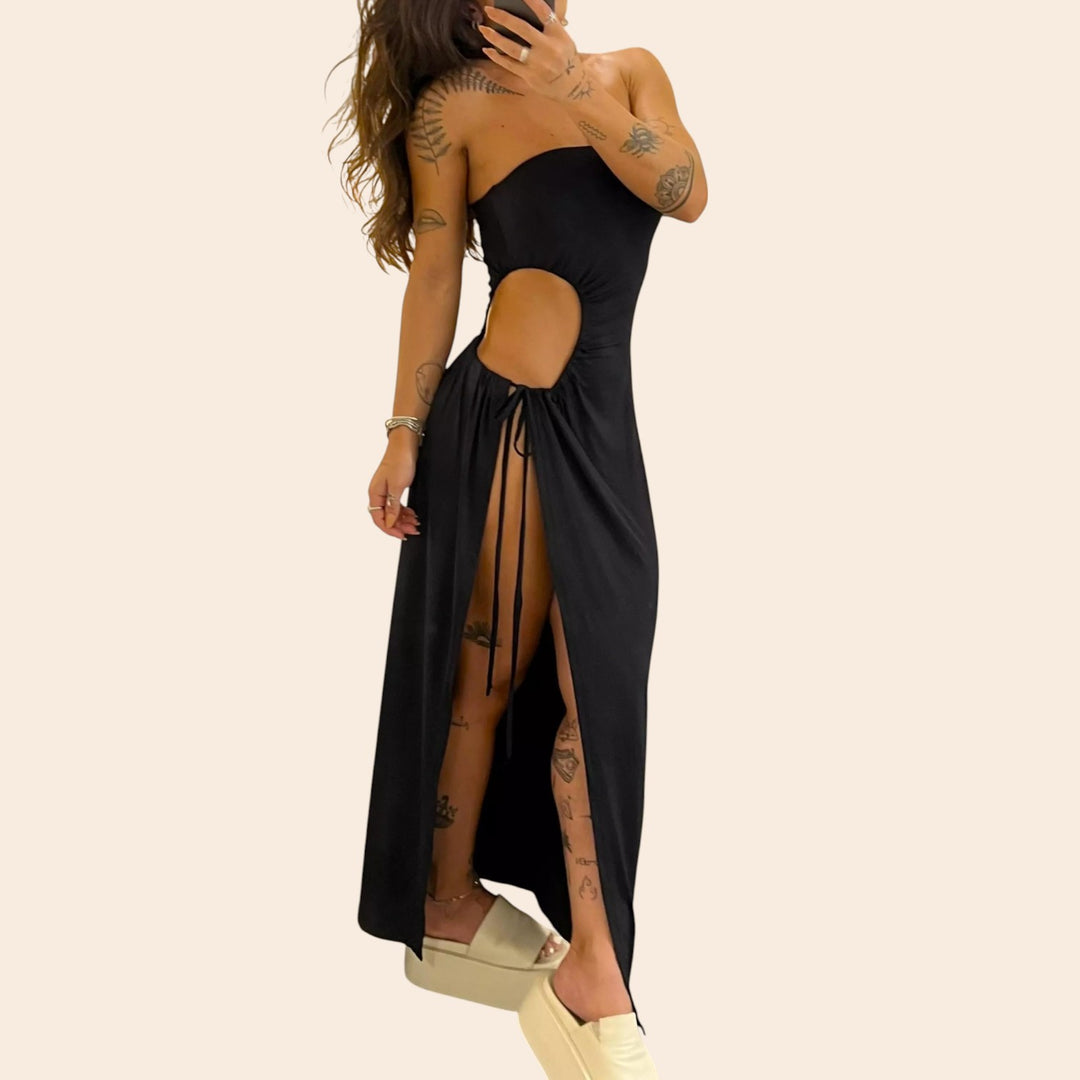Marnie – Side-Cut Women’s Strapless Evening Dress