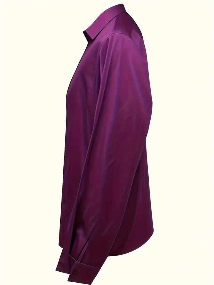 Rhiley – Satin Women’s V-Neck Blouse
