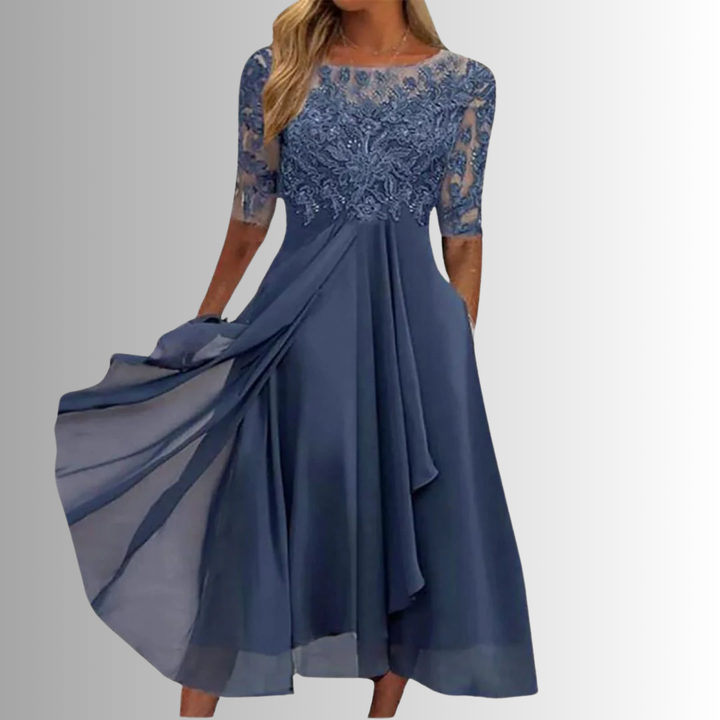 Fancine – Elegant Women’s Lace Evening Dress