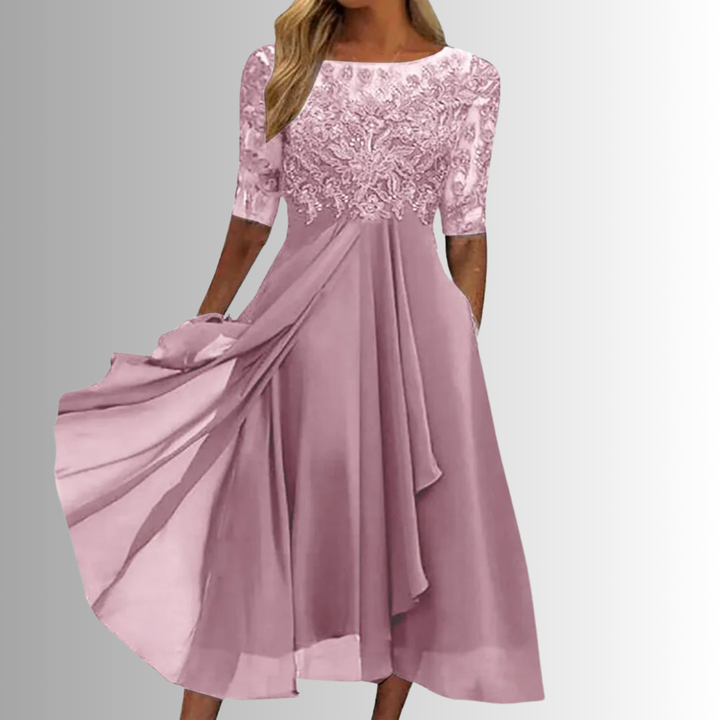 Fancine – Elegant Women’s Lace Evening Dress