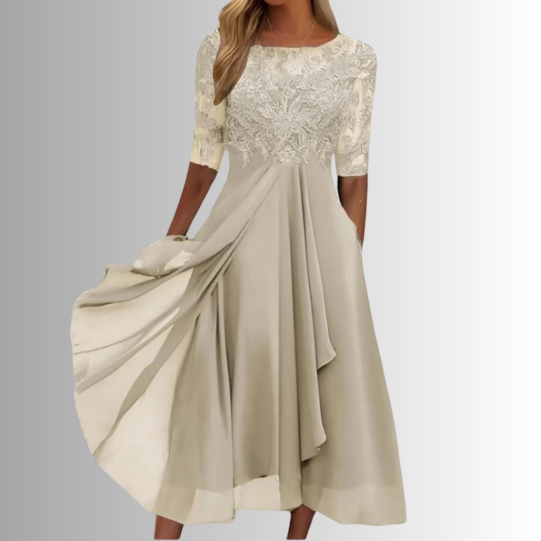 Fancine – Elegant Women’s Lace Evening Dress