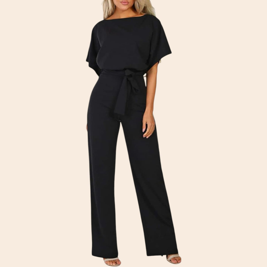 Linna – Belted Women’s Wide-Leg Jumpsuit