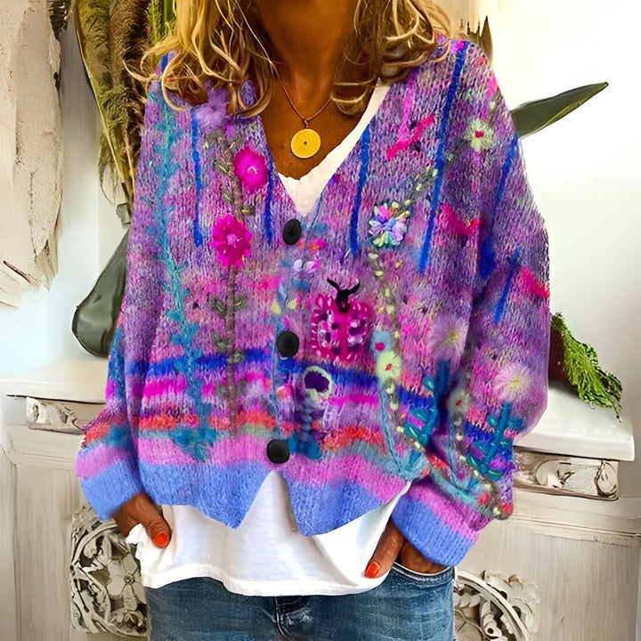 Yanna – Bohemian Women’s Floral Cardigan