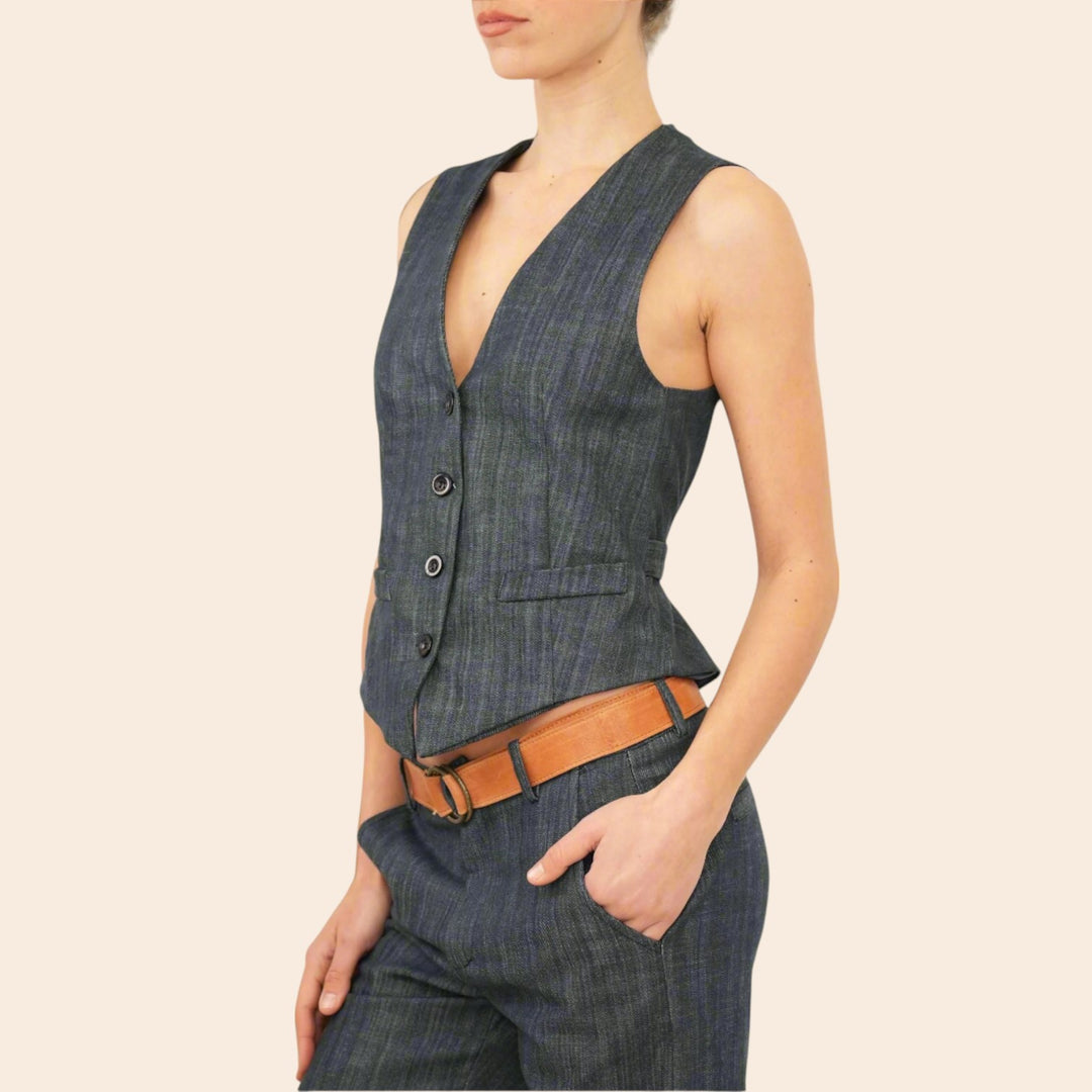 Milie – Classic Fit Women’s Denim Vest