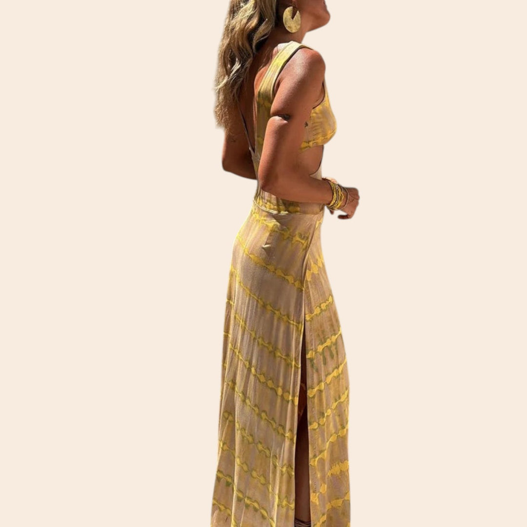 Luella –Stretch Slit Dress for Women