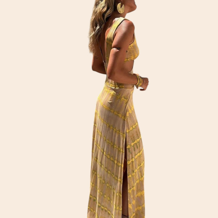 Luella –Stretch Slit Dress for Women