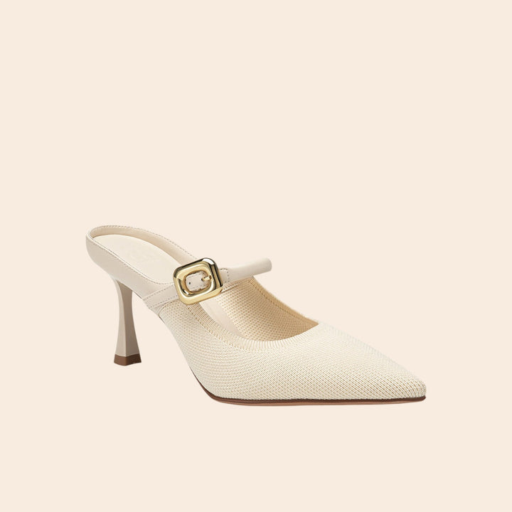 Abigail – Women’s Pointed-Toe Mesh Heel Mules