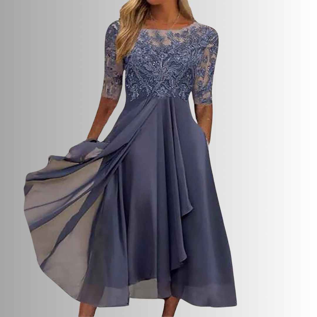 Fancine – Elegant Women’s Lace Evening Dress