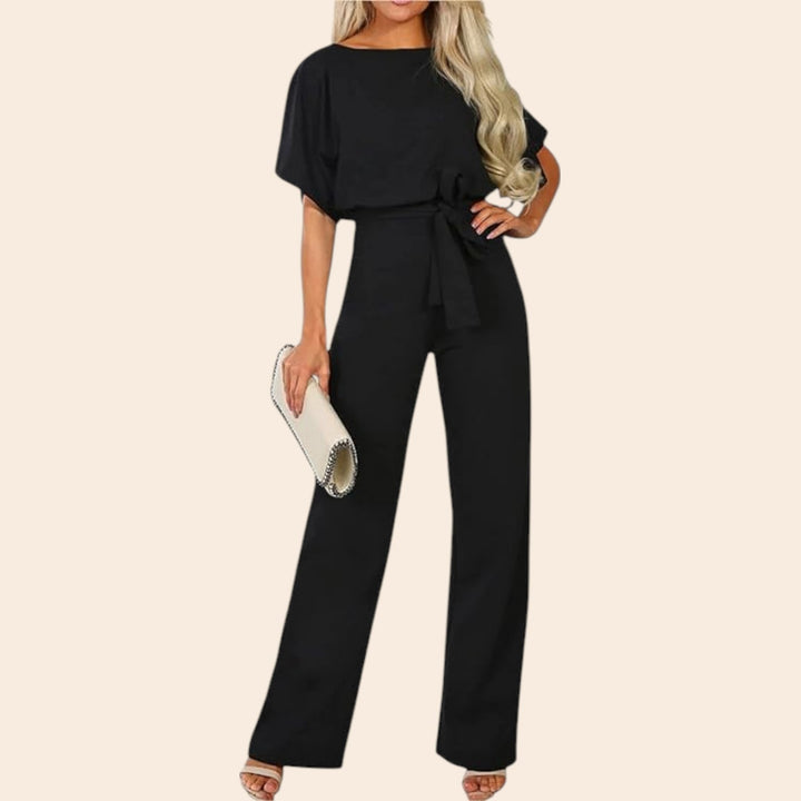 Linna – Belted Women’s Wide-Leg Jumpsuit