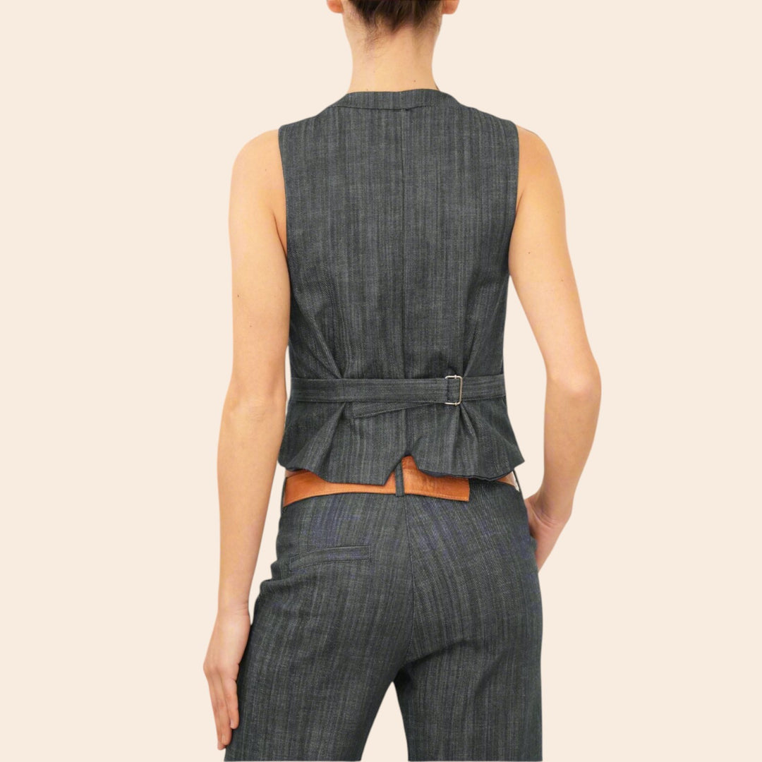 Milie – Classic Fit Women’s Denim Vest