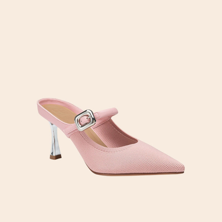 Abigail – Women’s Pointed-Toe Mesh Heel Mules