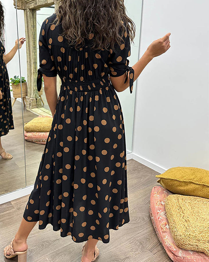 Monique – Women’s Lightweight Polka Dot Dress