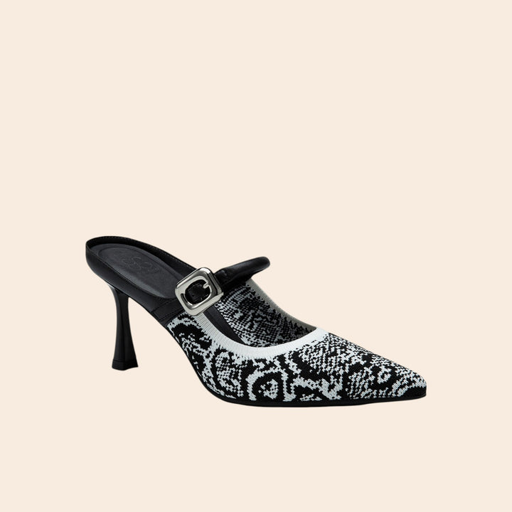 Abigail – Women’s Pointed-Toe Mesh Heel Mules