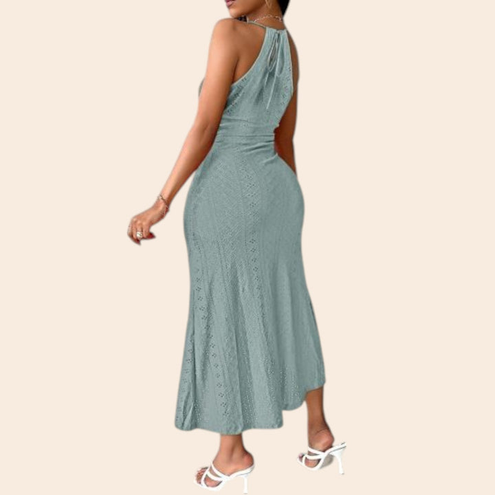 Marian – Breezy Women’s Halter Ruched Dress