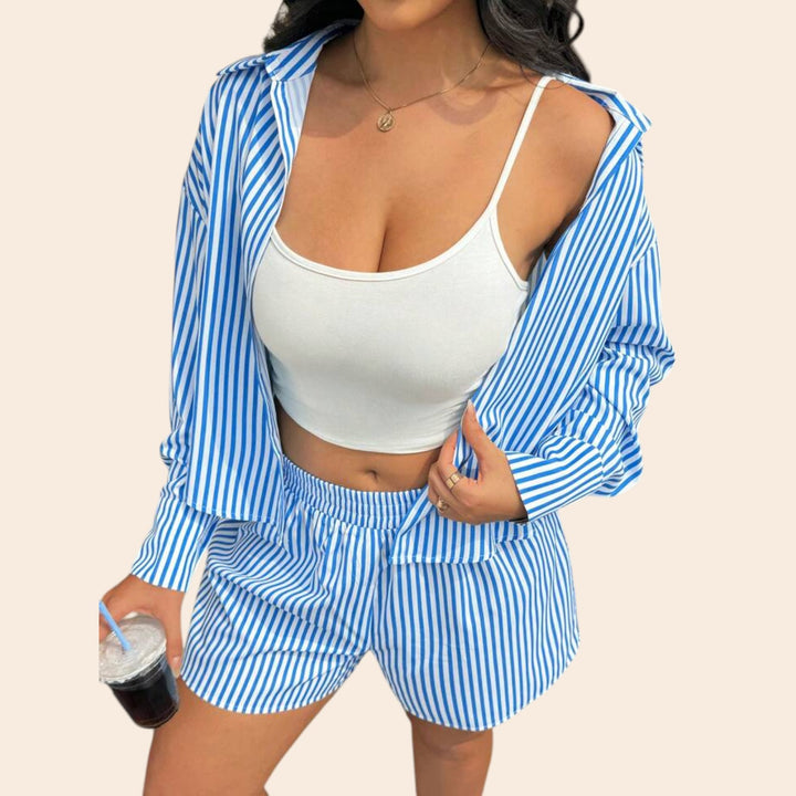 Milah – Striped Women’s Summer Co-ord Set