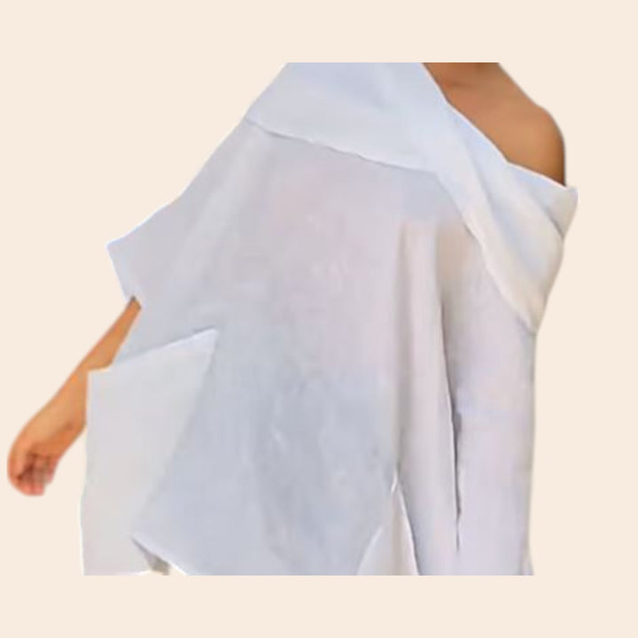 Marie – Off-Shoulder Women’s Linen Tunic
