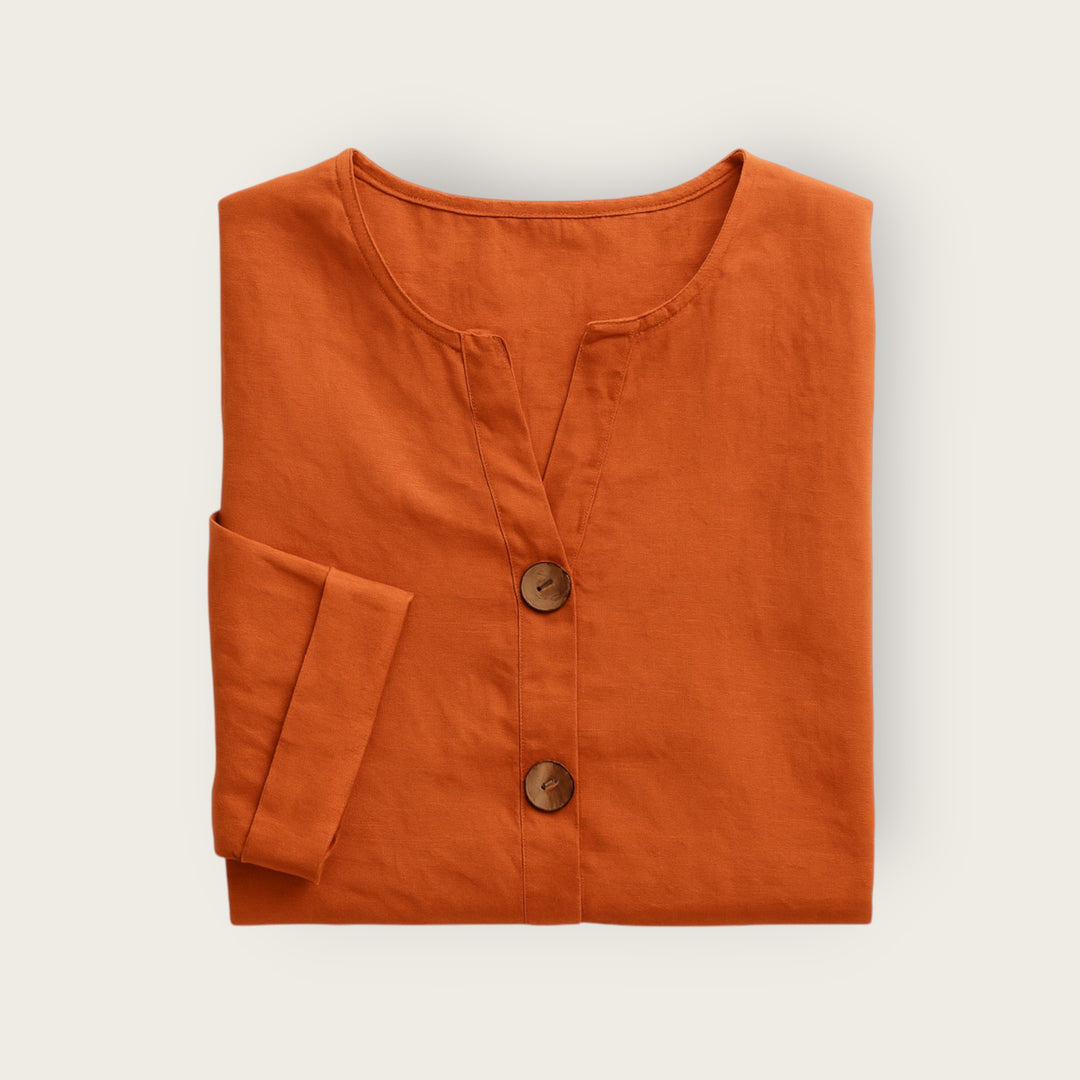 Vangie – Lightweight Women’s Linen Blouse
