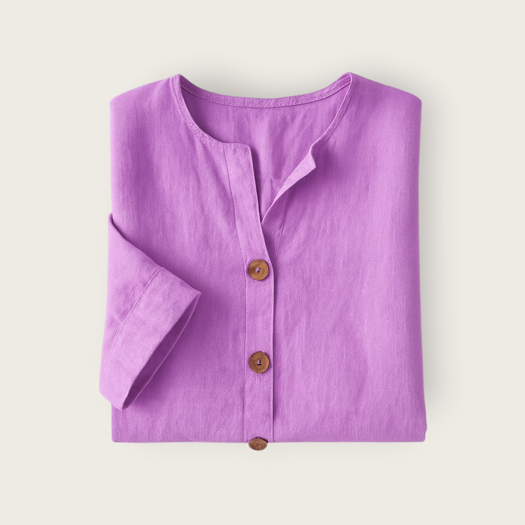 Vangie – Lightweight Women’s Linen Blouse