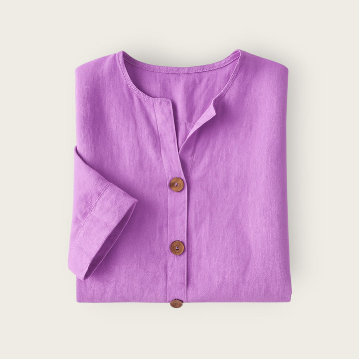 Vangie – Lightweight Women’s Linen Blouse