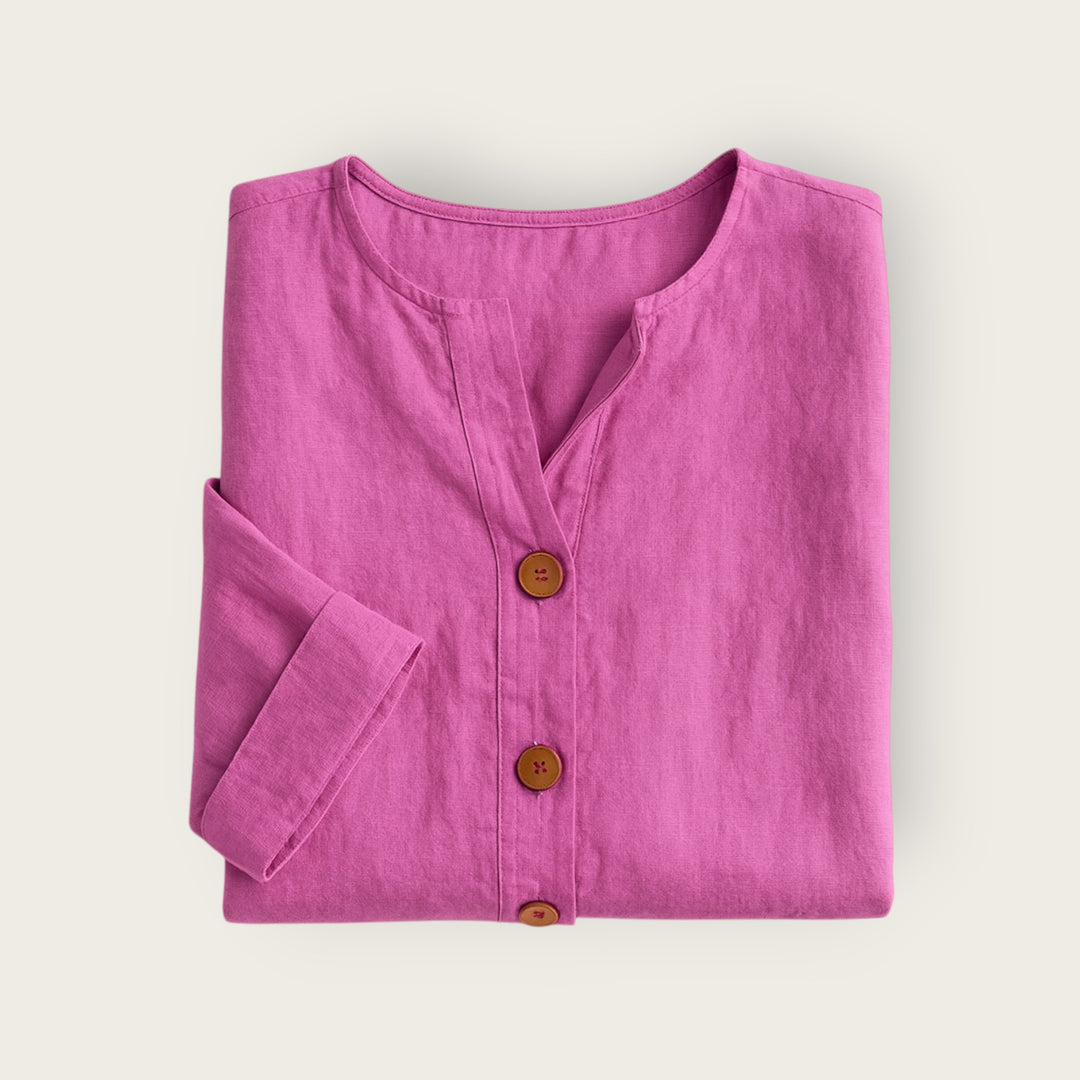 Vangie – Lightweight Women’s Linen Blouse