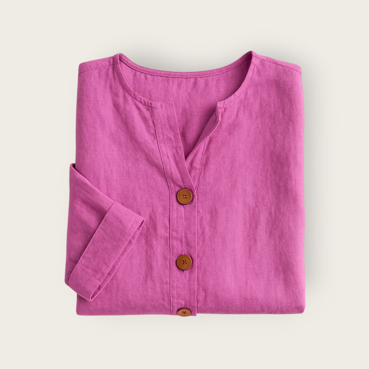 Vangie – Lightweight Women’s Linen Blouse