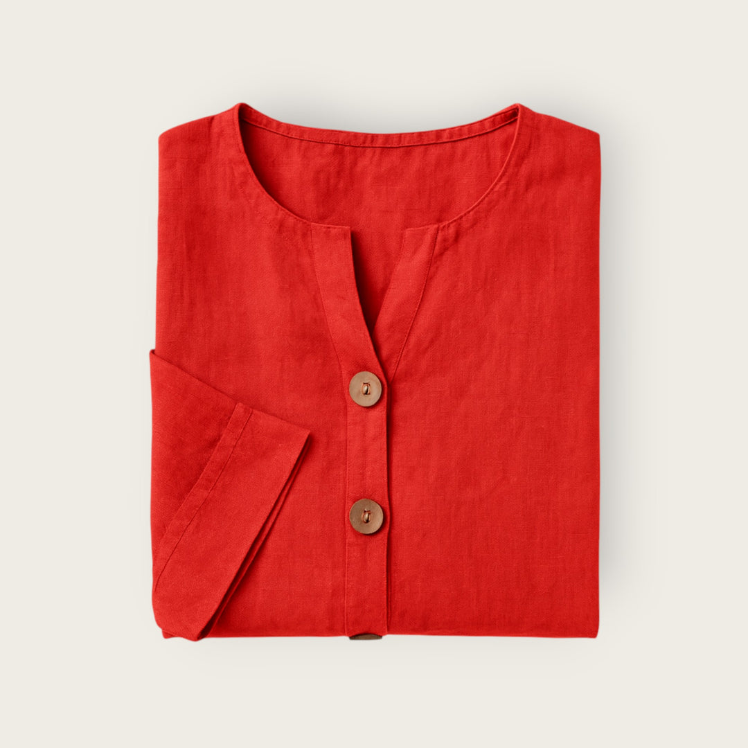 Vangie – Lightweight Women’s Linen Blouse