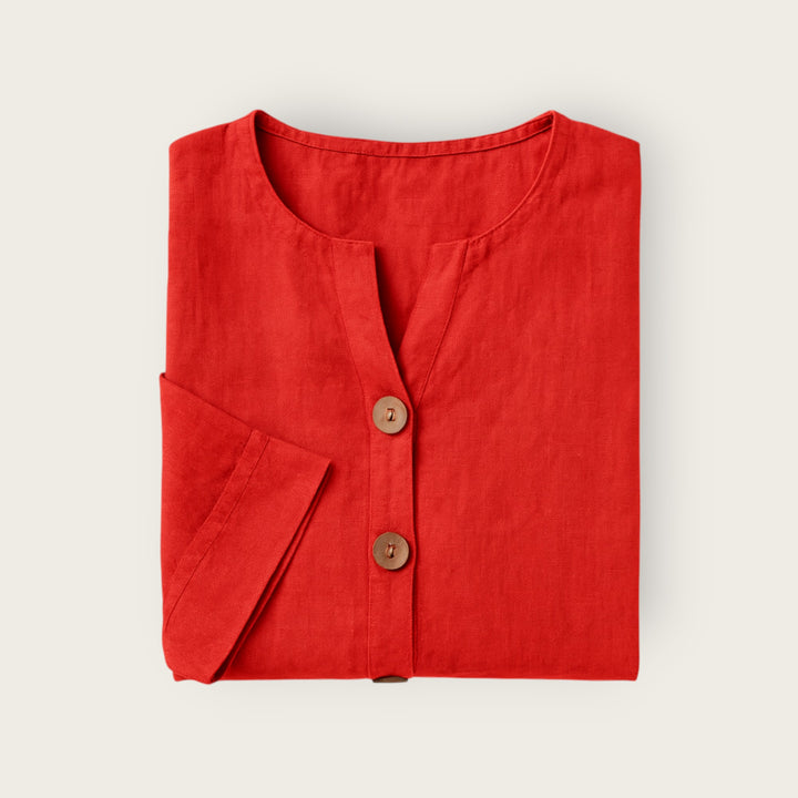 Vangie – Lightweight Women’s Linen Blouse