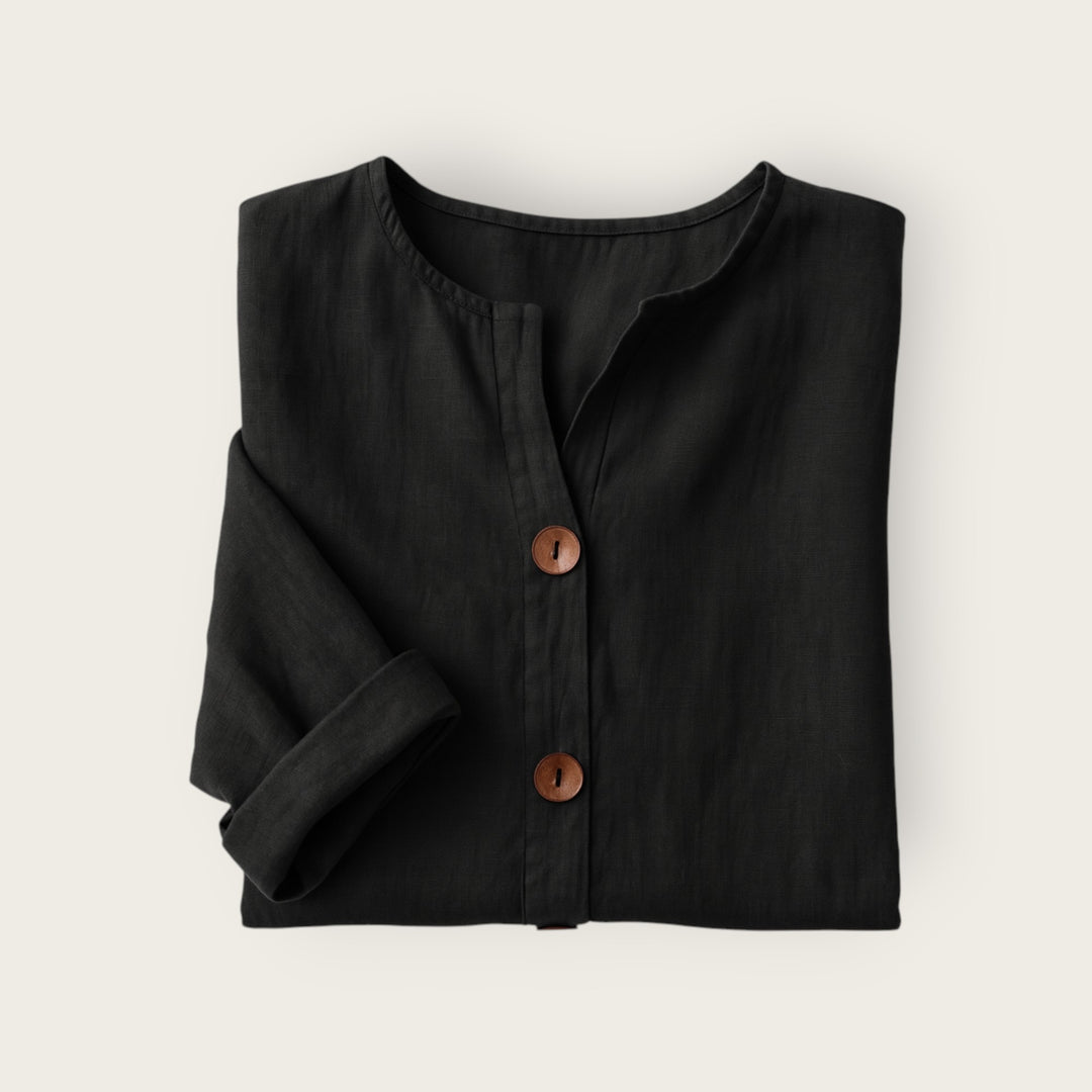 Vangie – Lightweight Women’s Linen Blouse