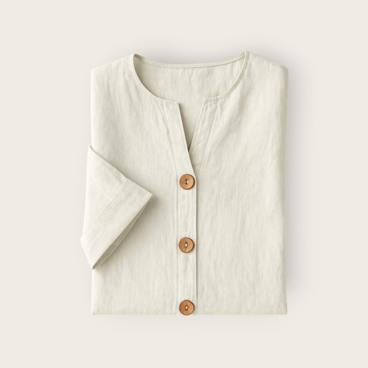 Vangie – Lightweight Women’s Linen Blouse