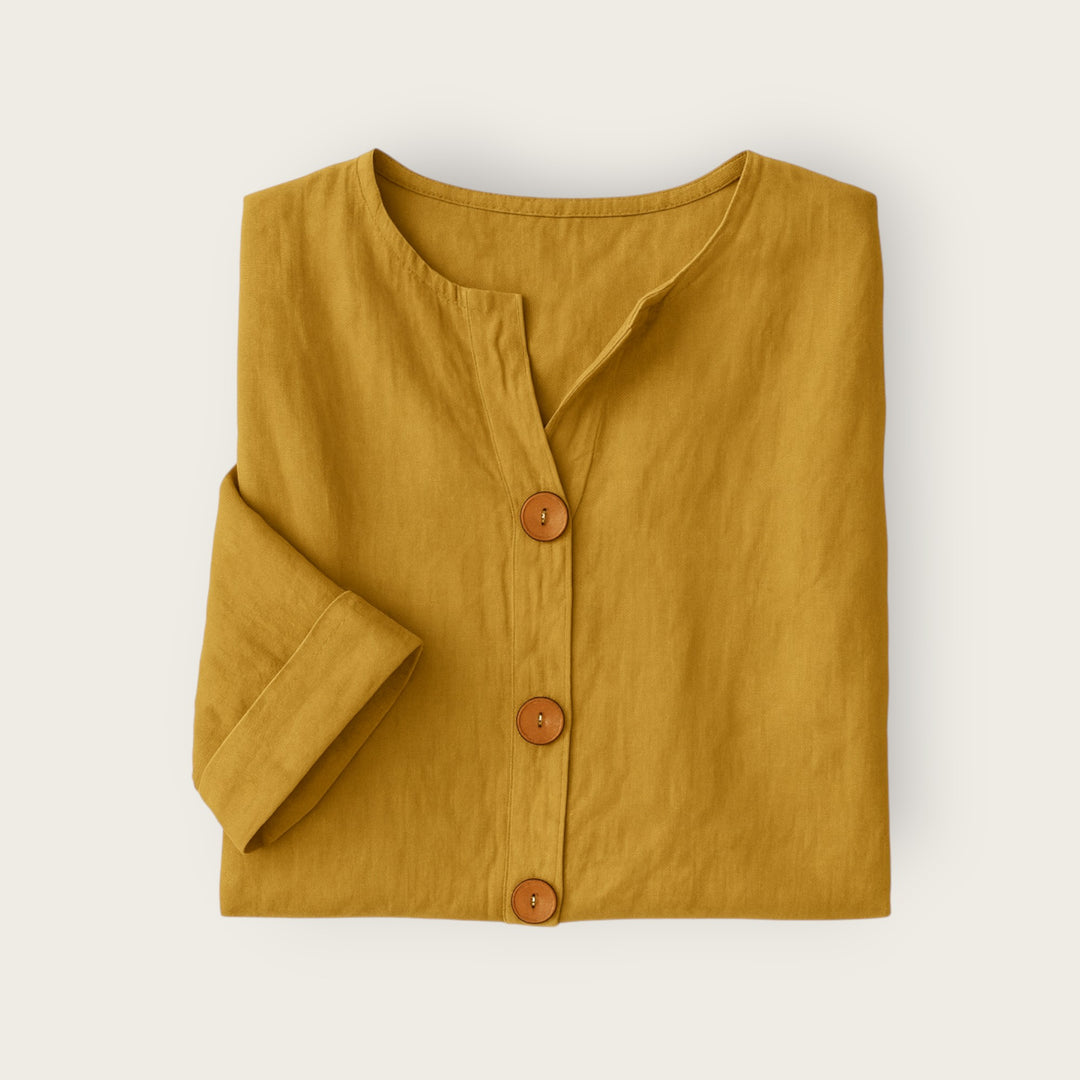 Vangie – Lightweight Women’s Linen Blouse