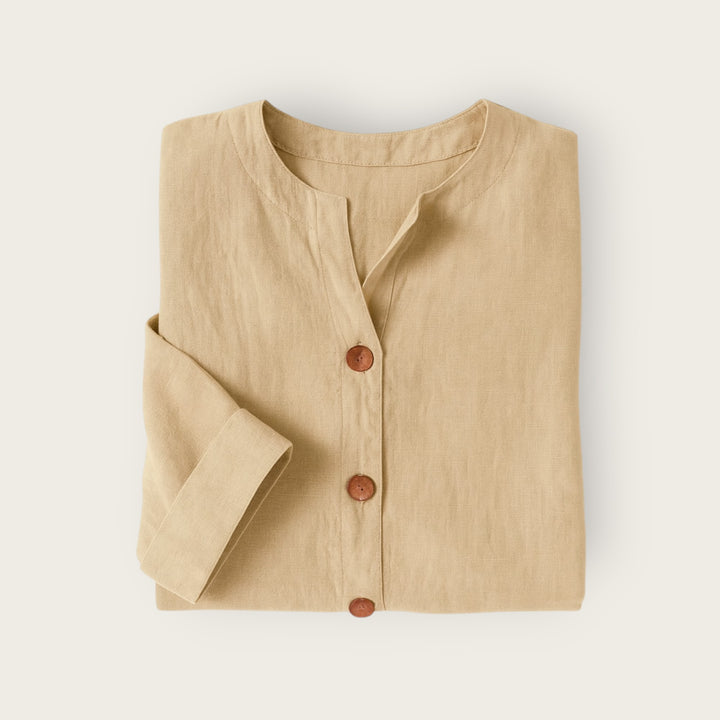 Vangie – Lightweight Women’s Linen Blouse