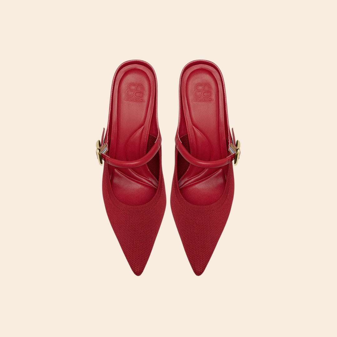 Abigail – Women’s Pointed-Toe Mesh Heel Mules