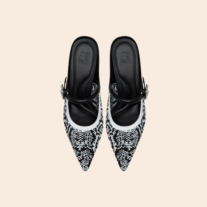 Abigail – Women’s Pointed-Toe Mesh Heel Mules