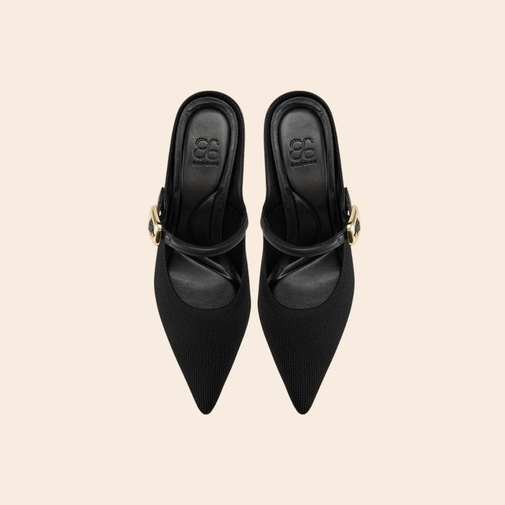Abigail – Women’s Pointed-Toe Mesh Heel Mules